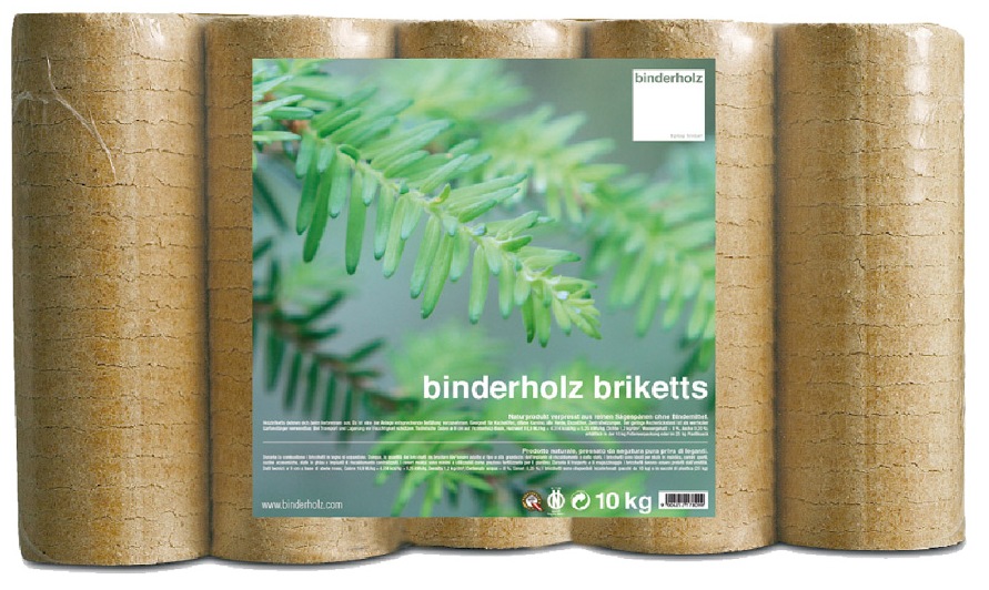bricchetto austriaco binderholz confezione kg 10