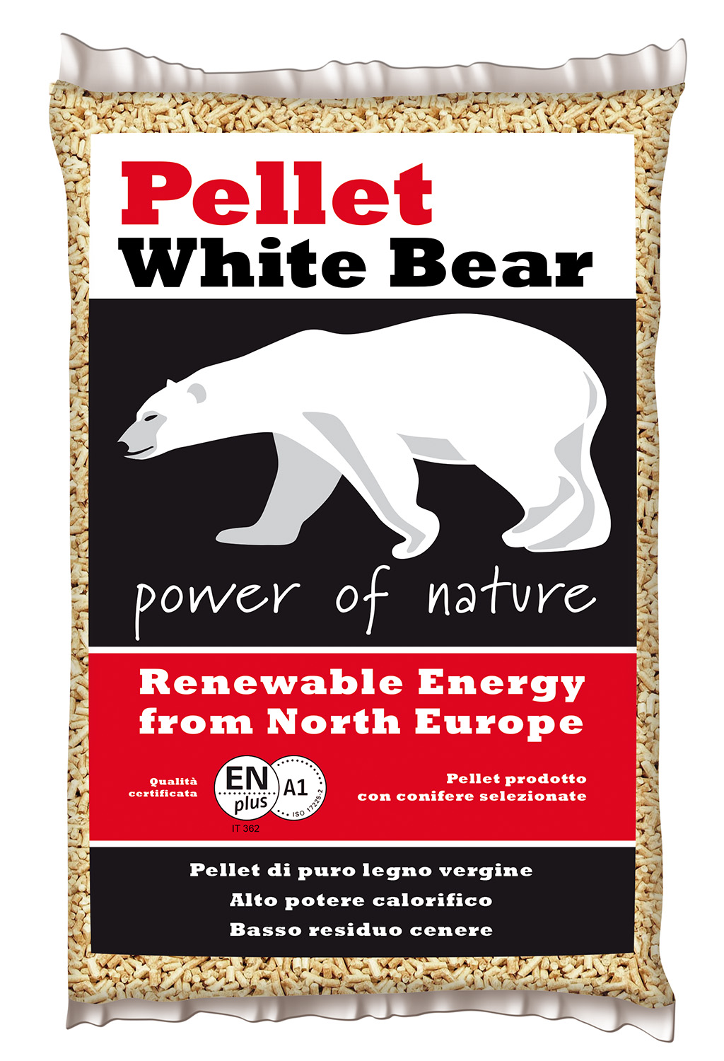 pellet americano white bear sacco kg 15